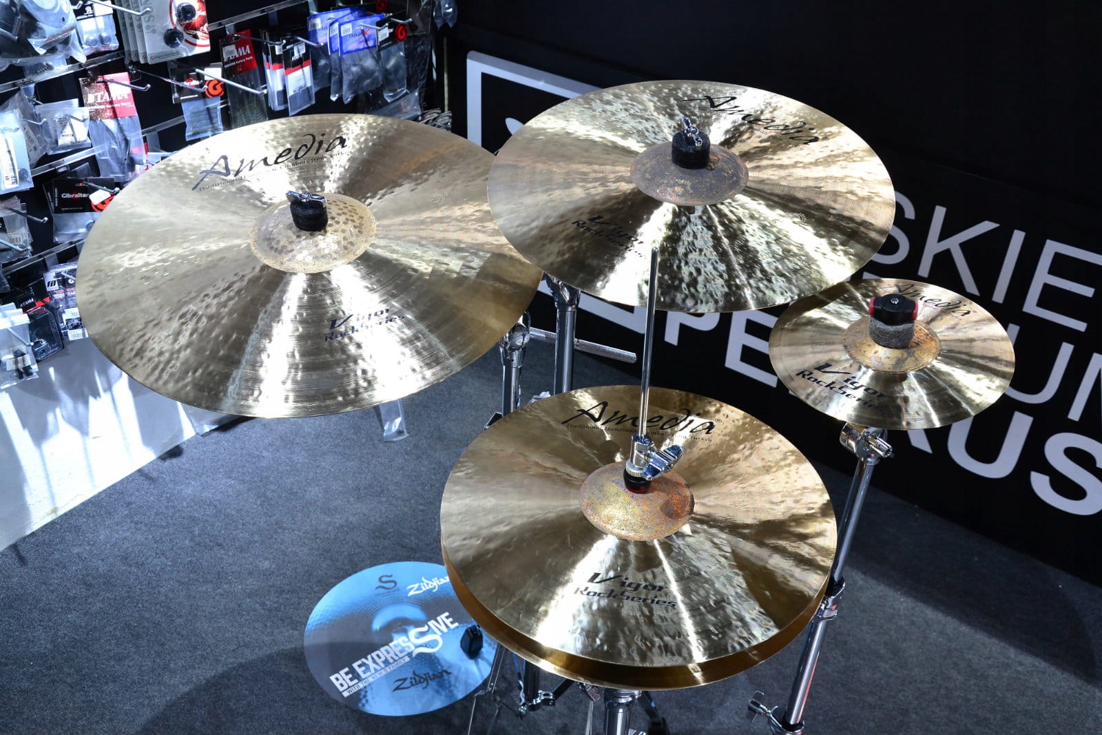 Amedia Vigor Rock Set 14", 16", 20" Free 8"