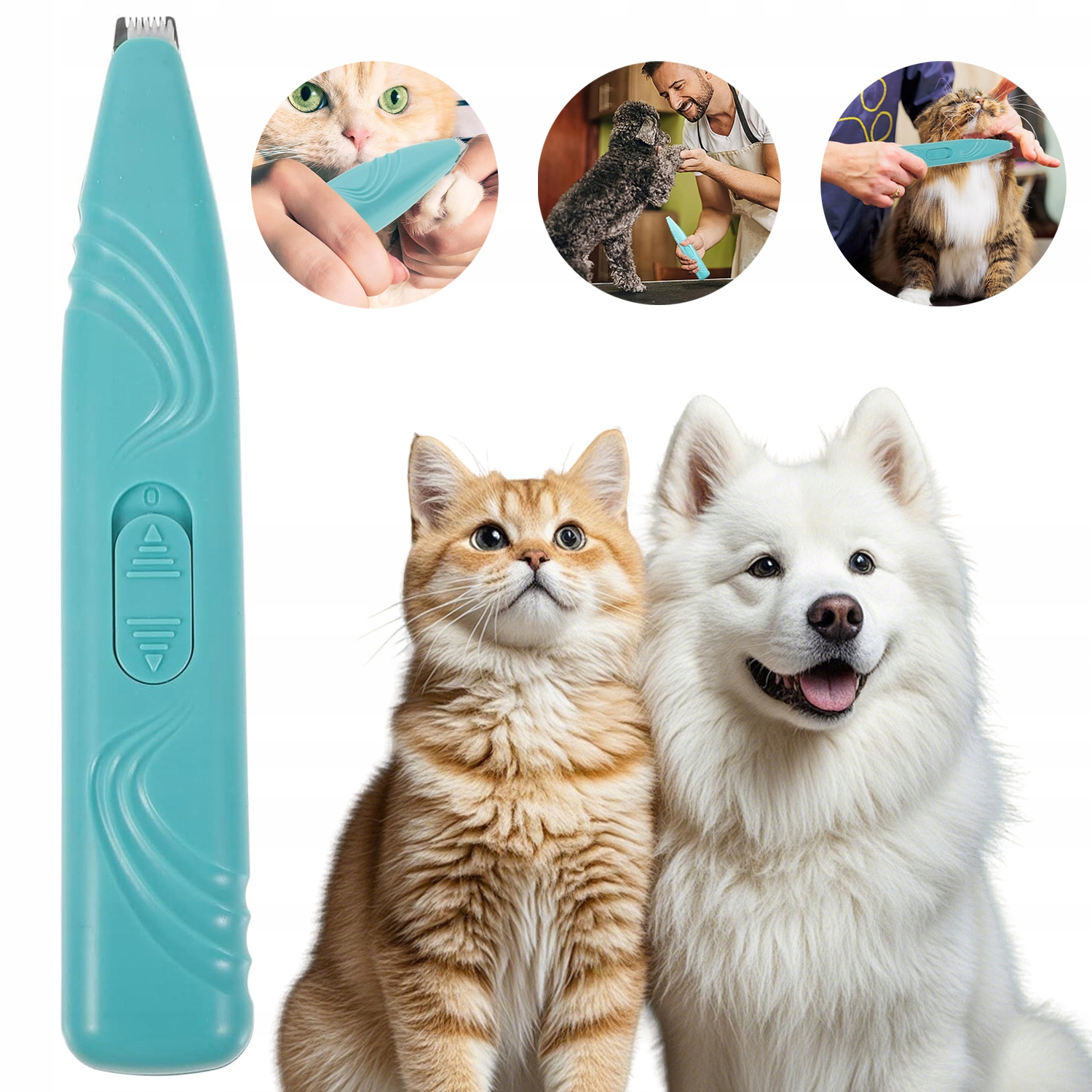 Levně Mini Pet Shaver Elektrický Pro Stříhání Kočičího Psa, Srsti, Drápků A Vlasů