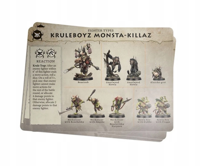 Warcry - Kruleboyz Monsta-killaz Nazwa ORRUK WARCLANS: KRULEBOYZ MONSTA-KILLAZ