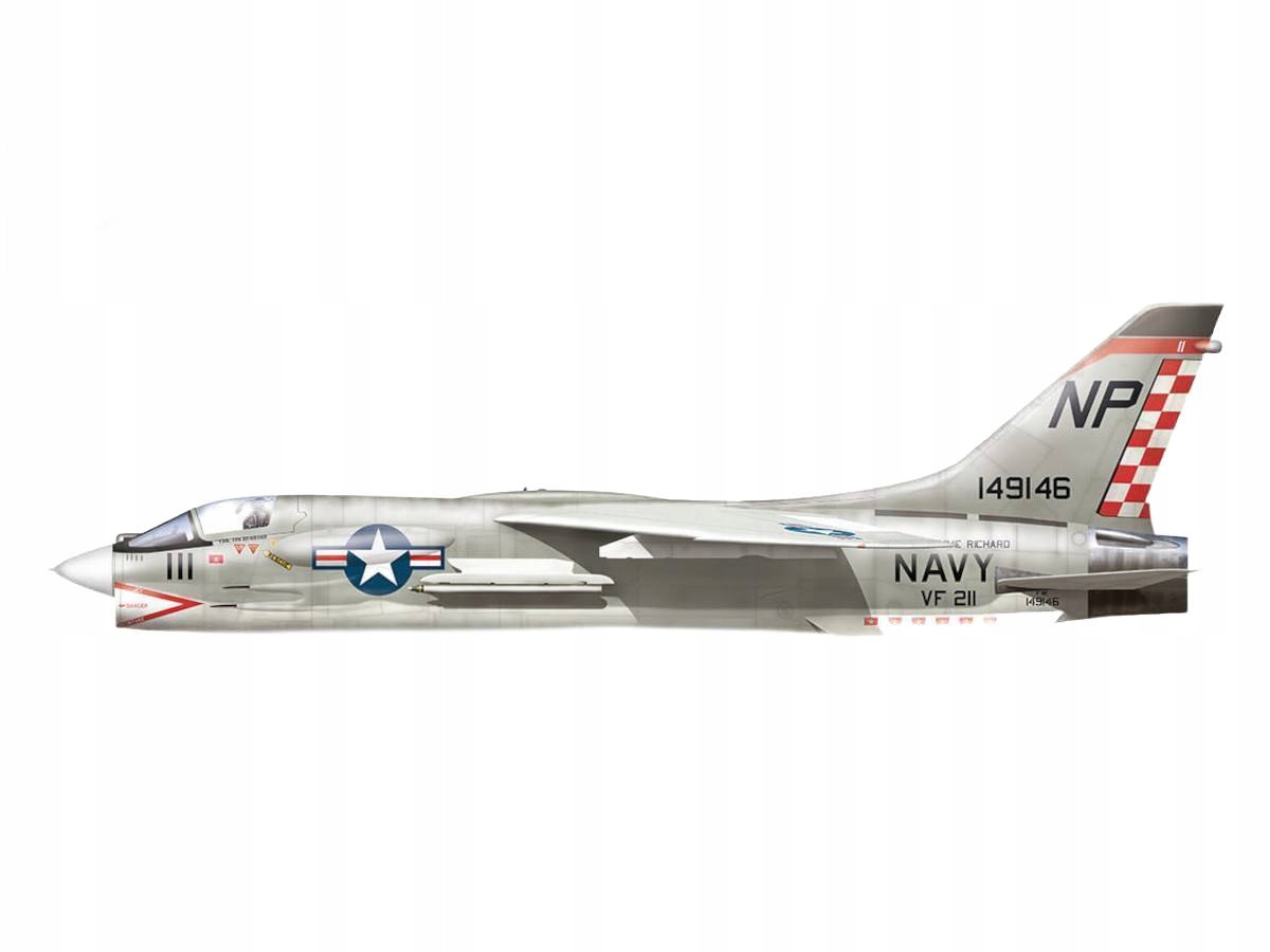 Chance Vought F-8E Crusader Mig Killers model letadla 48020 Hobby 2000