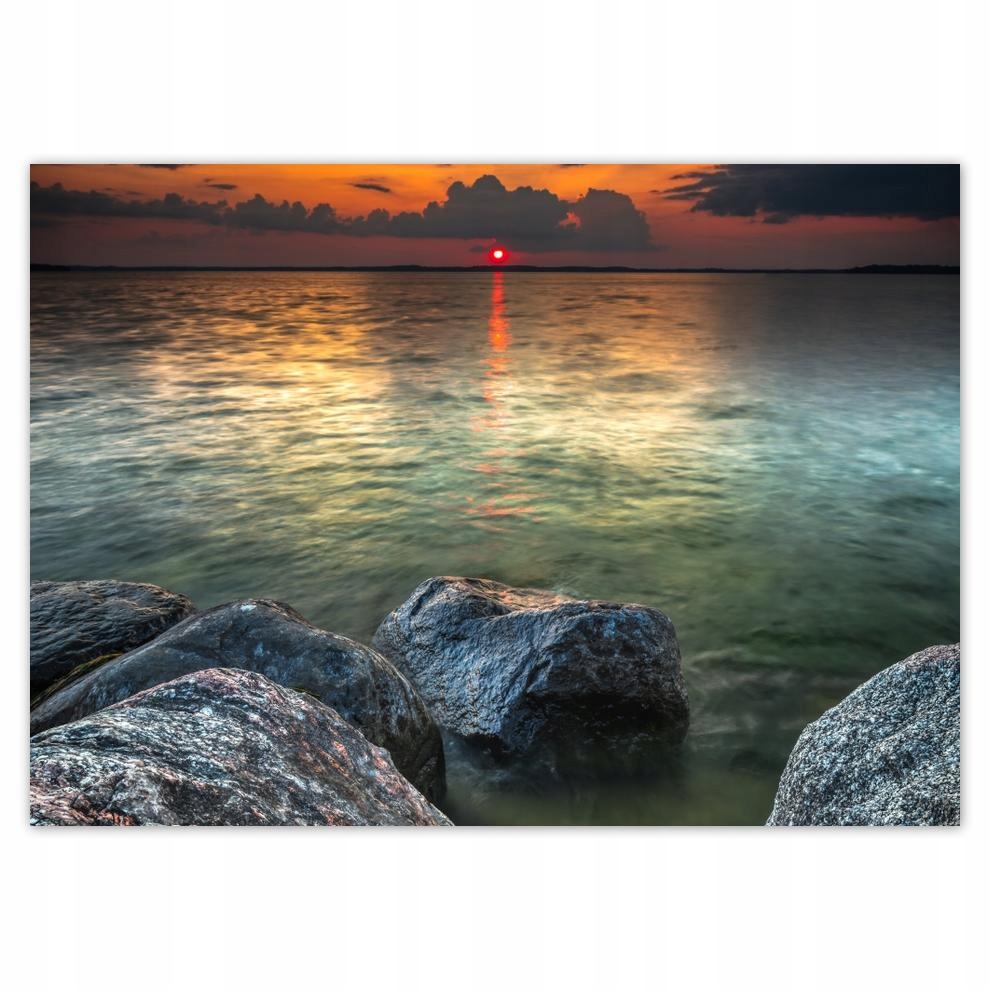 

Plakaty 70x50 Skały Morze Słońce