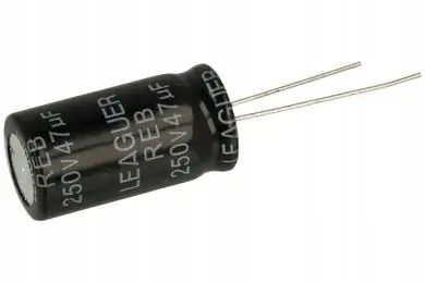 

Kondensator 47uF/250V elektrolit 105st.c
