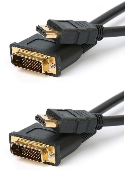 2x Kabel Hdmi DVI-D 300CM 3 Metry 4K Monitor Telewizor Hdmi(m) DVI-D(M)