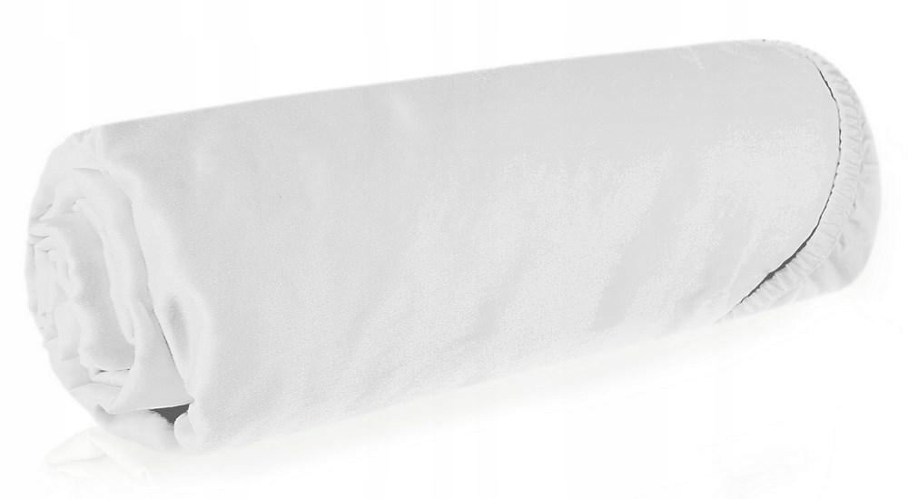 

Prześcieradło satynowe z gumką 100x200 białe