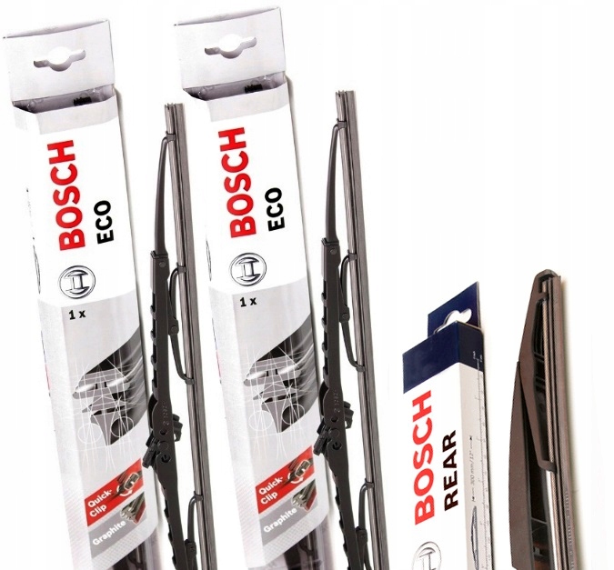 Wycieraczki Bosch Eco Przód+tył Citroen C3 2002-2009 Dacia Duster 2014-2016