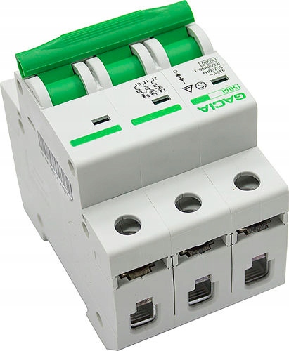 Wyłącznik nadprądowy bezpiecznik 3 fazy C16 16A 3P Kod producenta SB6LC3P16A