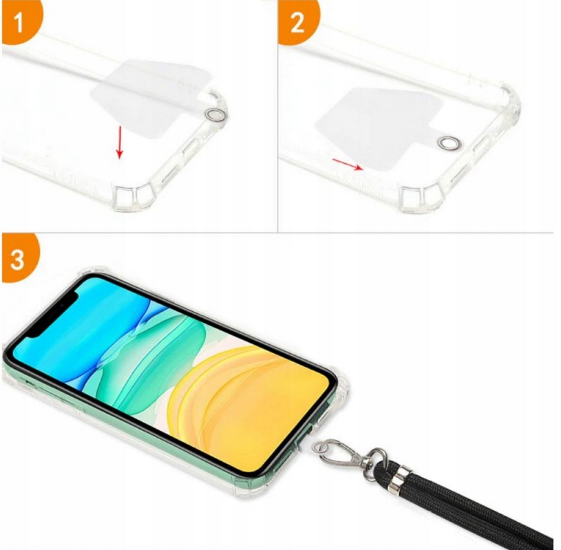 SMYCZ NA SZYJĘ ZAWIESZKA DO TELEFONU BORDOWA TASIEMKA DO KLUCZY Producent inny