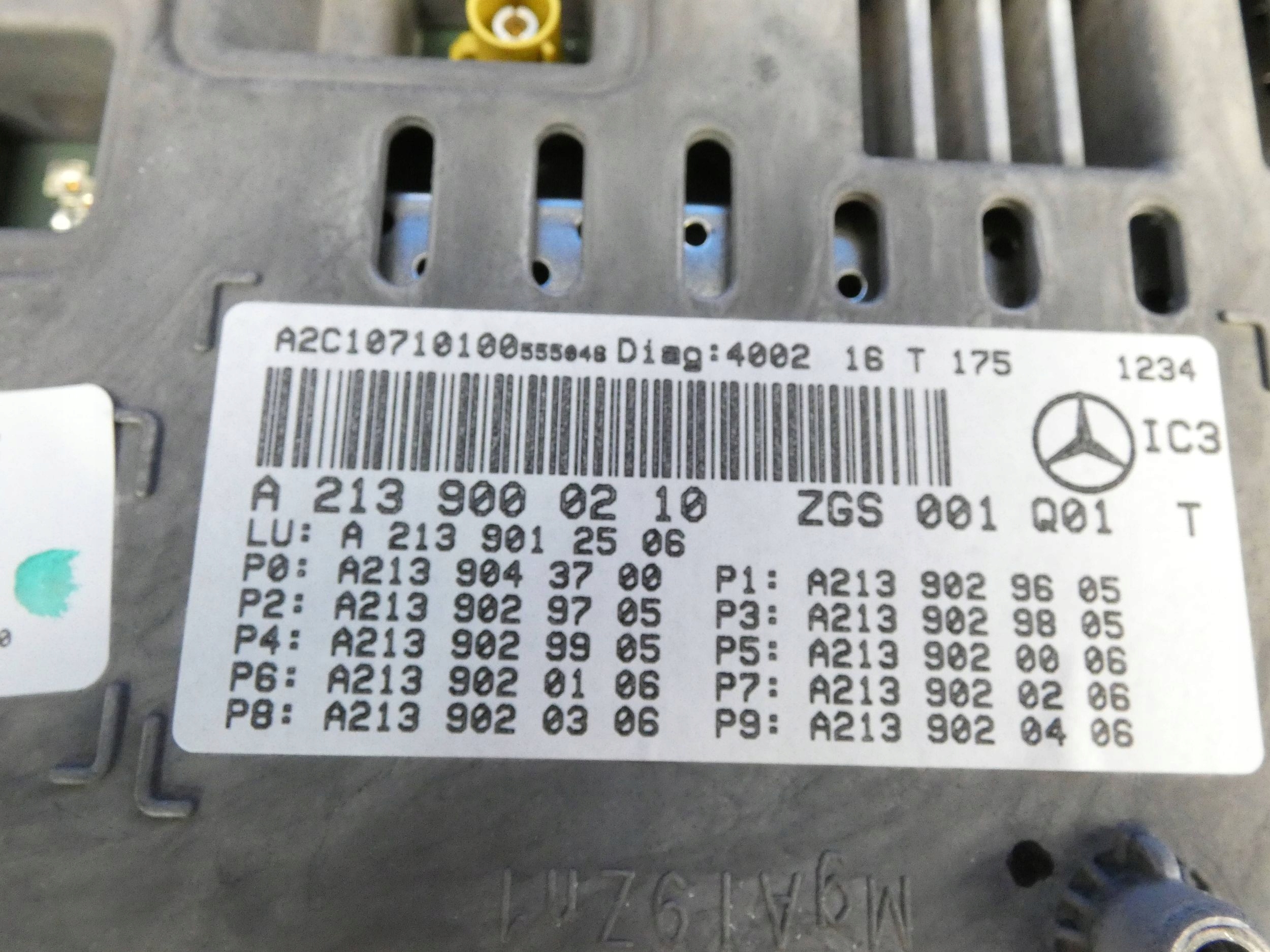 MERCEDES E KLASA W213 dials WERSJA ANGIELSKA
