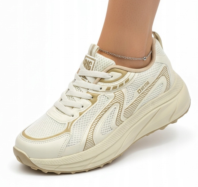 Buty damskie Big Star TT274326 sportowe Sneakersy siatkowe lekkie 40