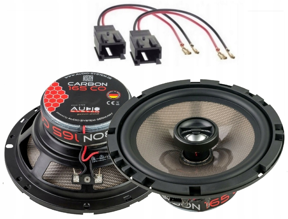 165 mm reproduktory Peugeot 206 Citroen C2 C3 C4 C5 Xsara Audio Carbon 165 Coax