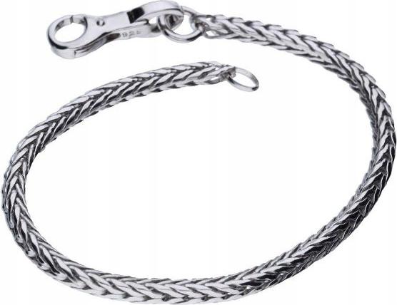 Stříbrný náramek 925 pro přívěsky bead 8,77g, moderní vzor jako dárek