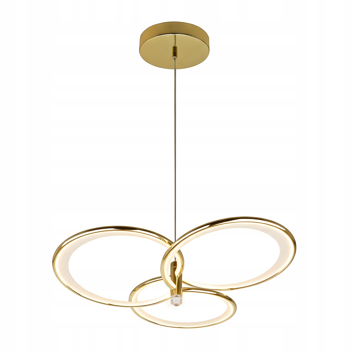Závesná lampa Light Prestige Azina 3 zlatá Led tanier