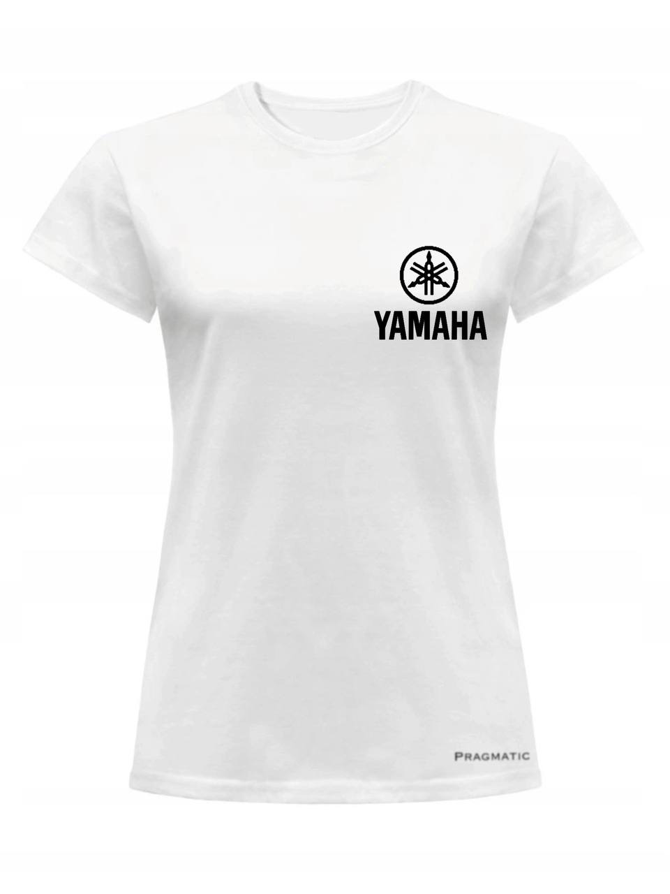 

Koszulka Damska Biała T-shirt Yamaha L