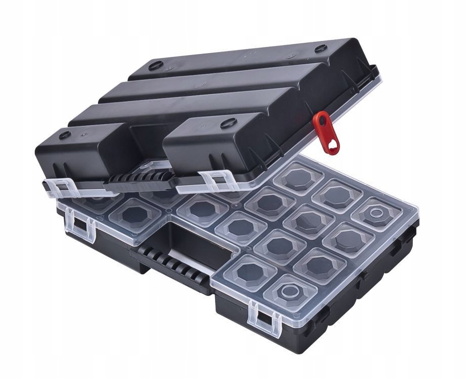 

Organizer Walizka 284x192x100 A300 Twin 16 Komór