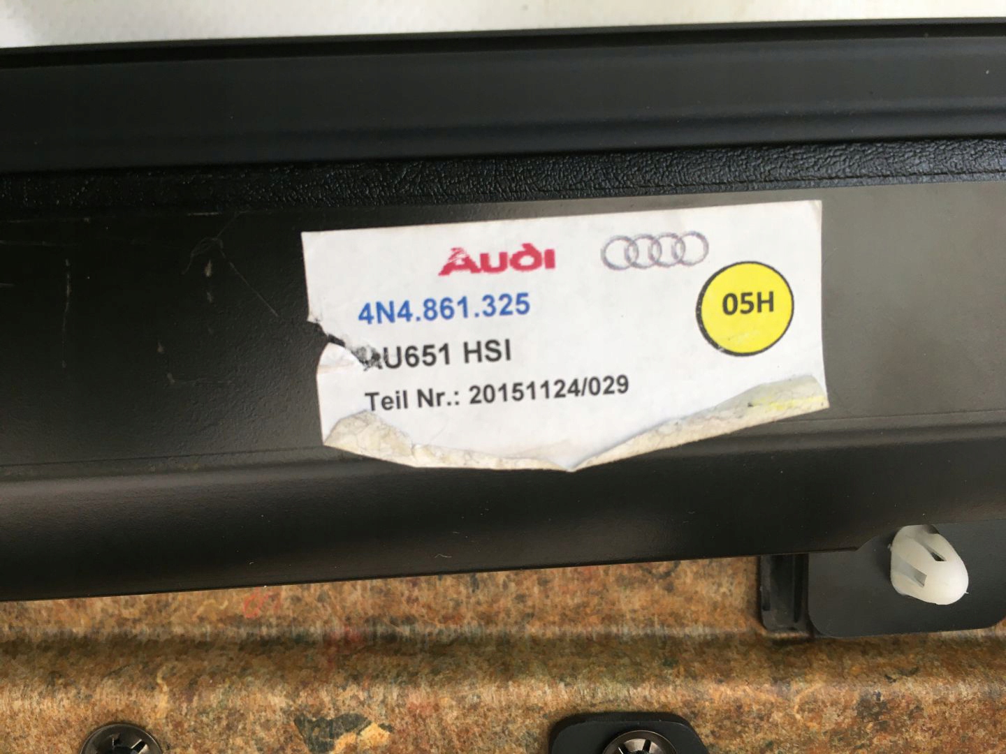 Audi OE 4N4863412