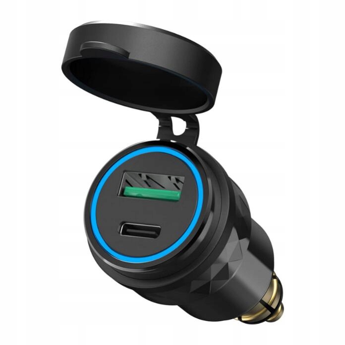 Motocykl Podwójna konstrukcja USB QC3.0+PD