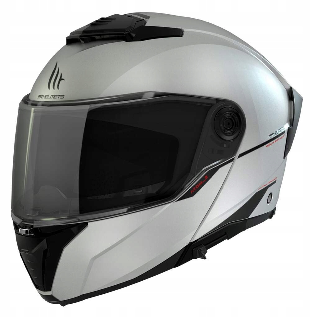 MT Atom 2 SV szczękowy kask motocyklowy biały połysk L Model ATOM 2 SV SOLID WHITE