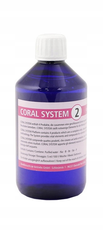 Kz Coral System Coloring Agent 2 250ML Zbarvení Korálů Červená