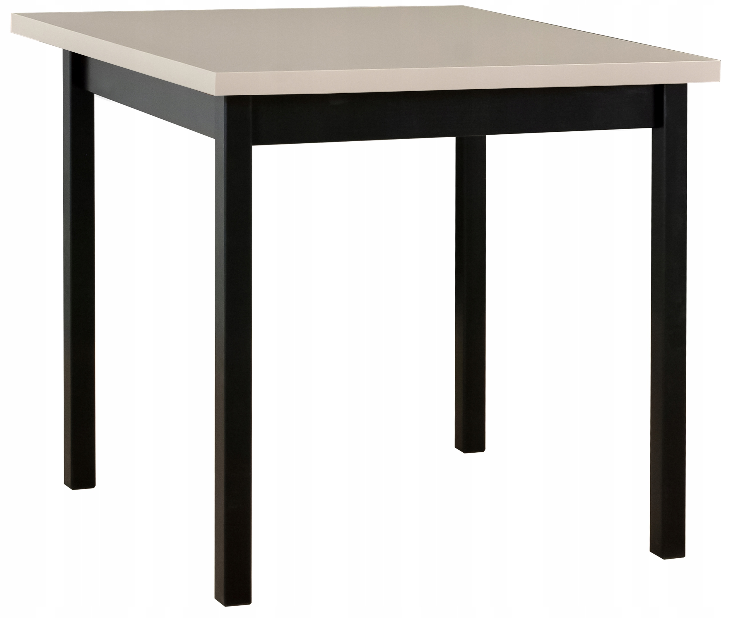 Dřevěný jídelní stůl Vismito 80 x 80 cm černý/kašmírový