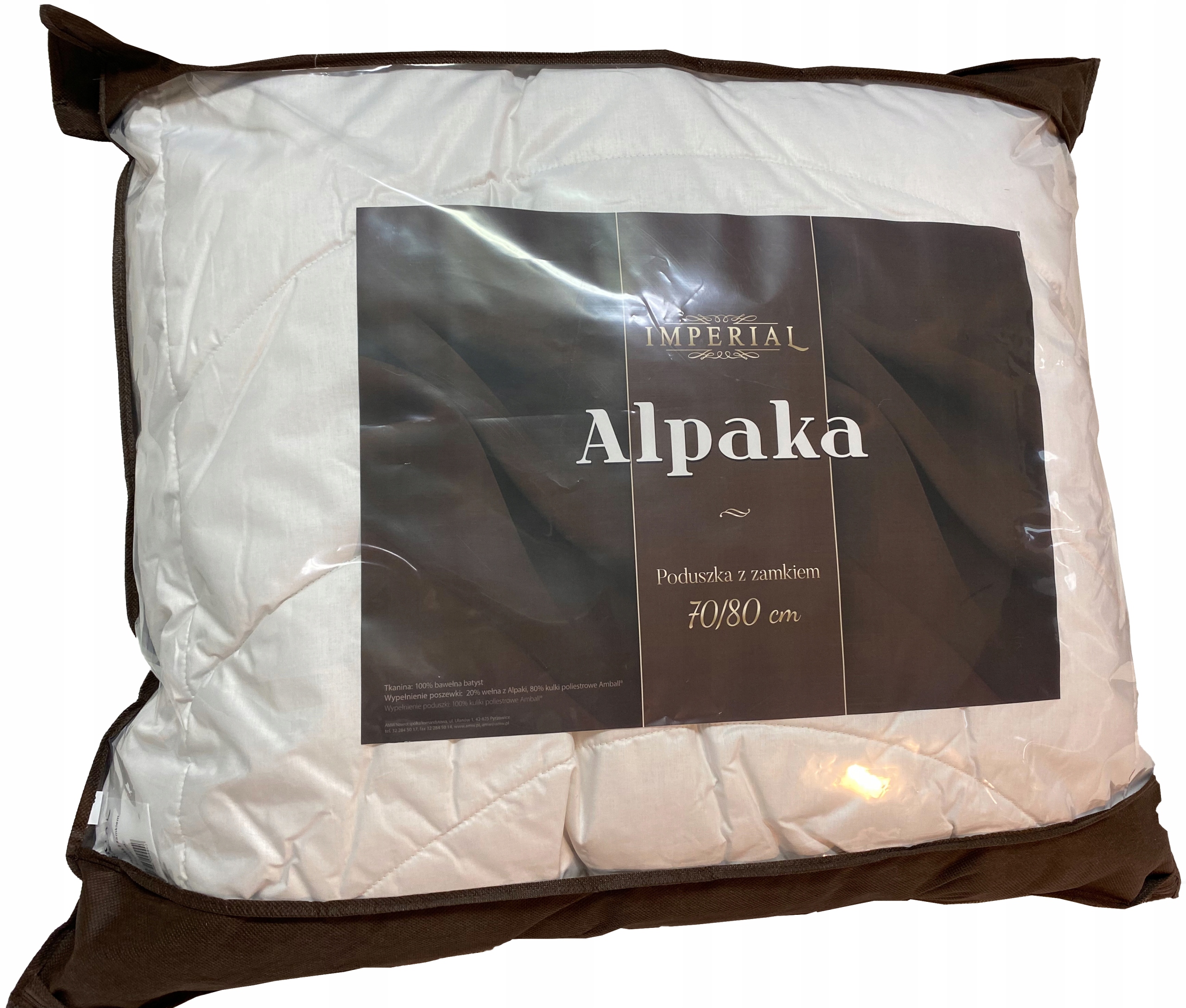 

Poduszka 70x80 Imperial wełna Alpaka naturalna Amw