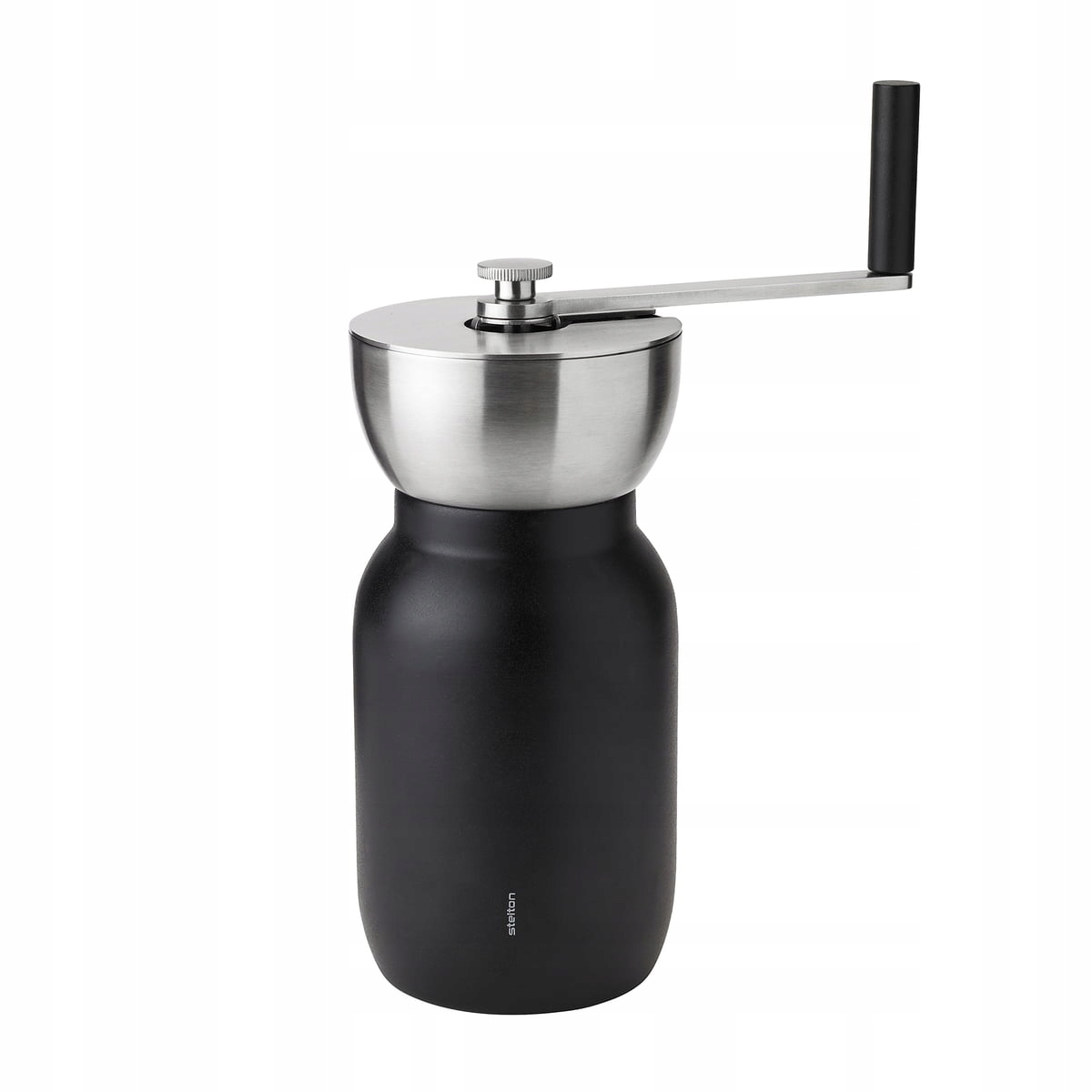 Stelton Collar Mlýnek na kávu stříbrný černý