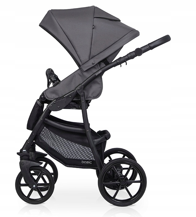 POLSKI WÓZEK WIELOFUNKCYJNY 3W1 / RIKO BASIC 2023 CARBON Rodzaj kół Z tworzywa