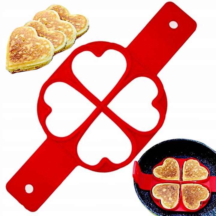 

Forma Silikonowa Do Pancake Naleśników Jajek Serce
