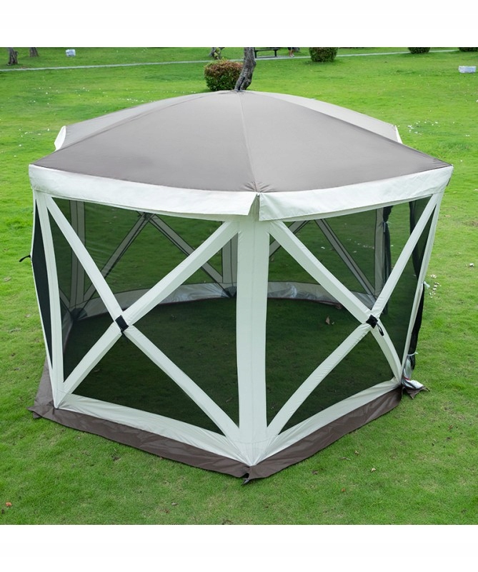 PAWILON NAMIOT EKSPRESOWY OGRODOWY 3,4x3,4 BRĄZ SZYBKO ROZKŁADANY POP UP Producent inna