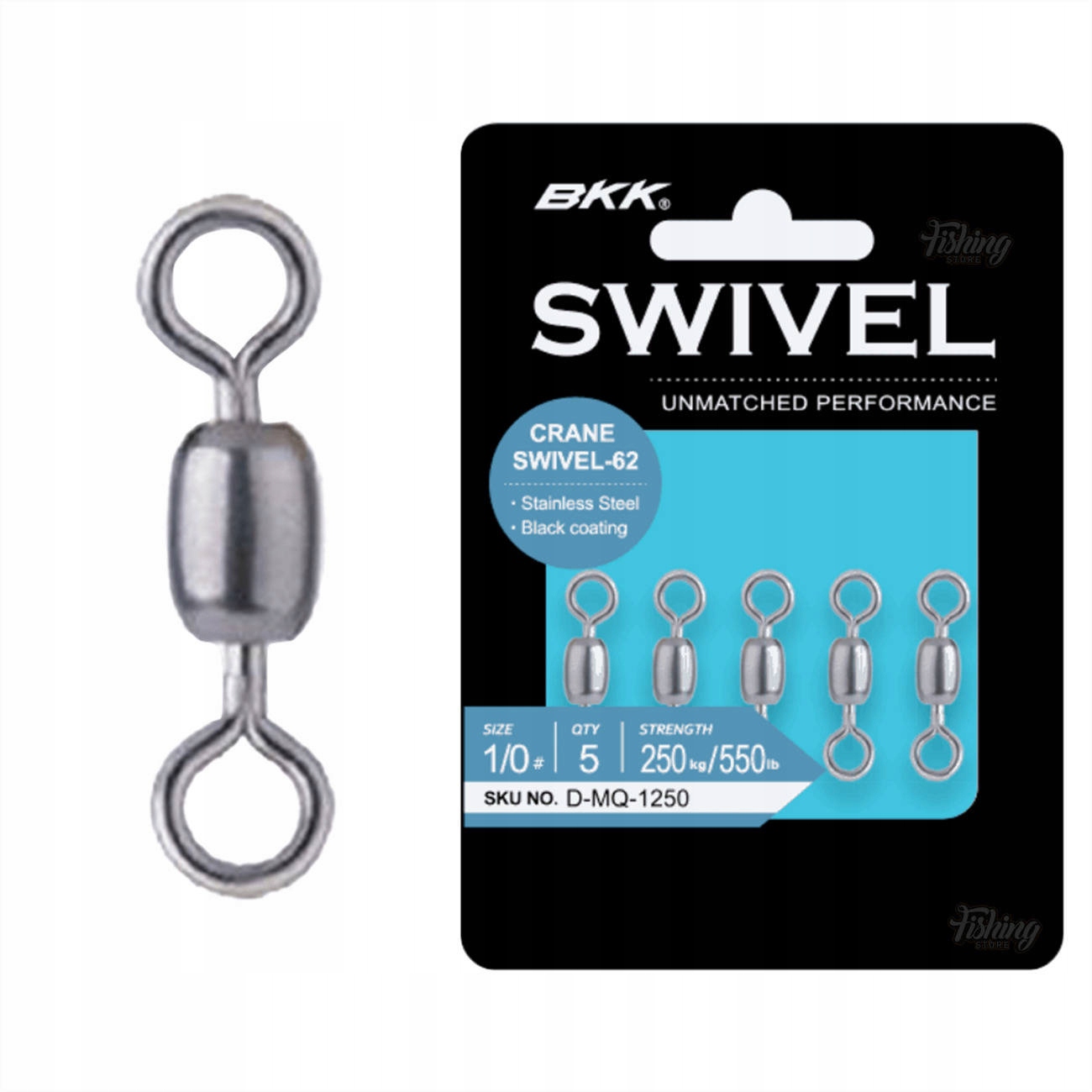 

Krętliki Bkk Crane Swivel-62 rozmiar 4, op. 10szt