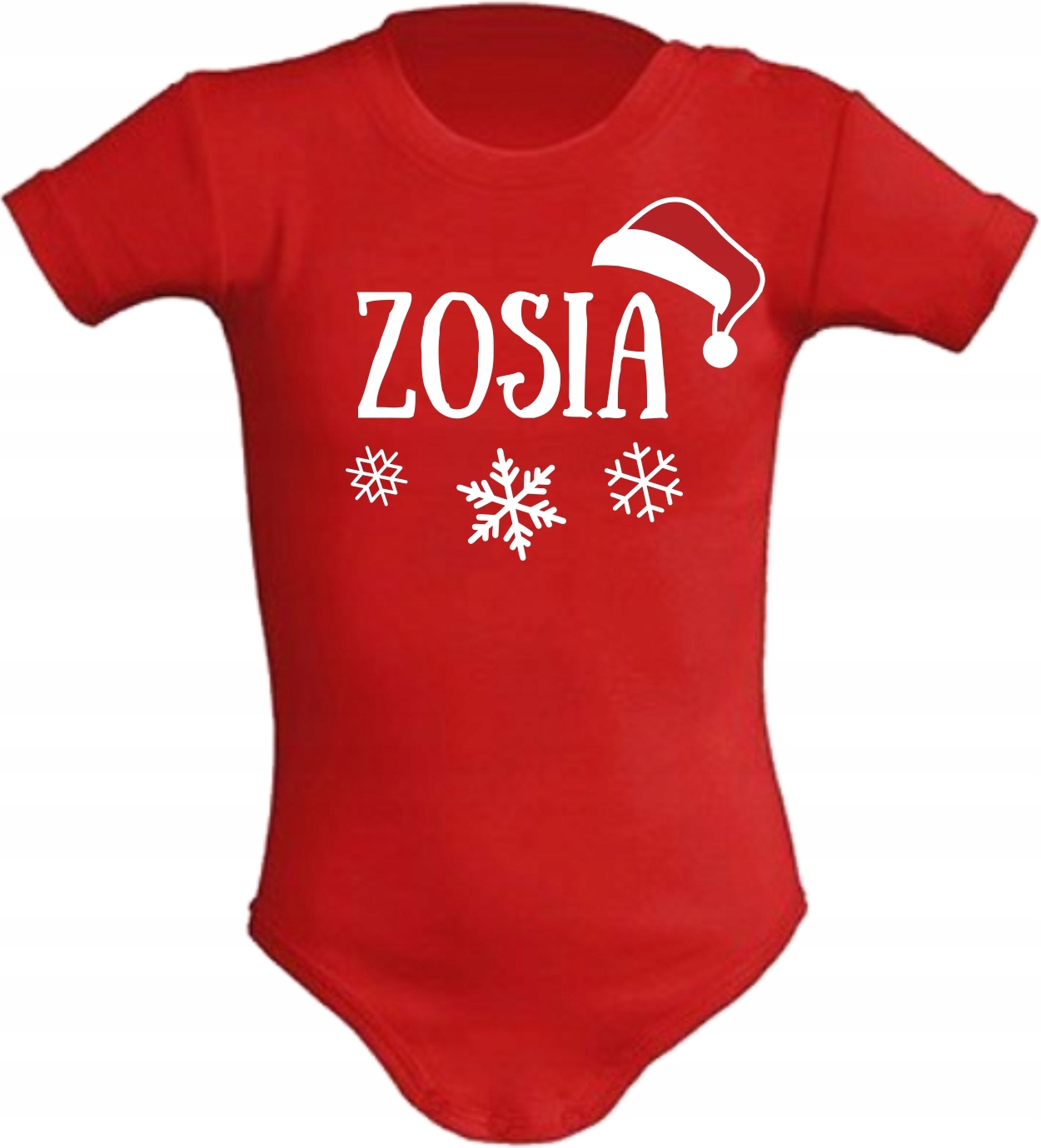 

Świąteczne body dziecięce Śnieżynka Mikołaj Imię