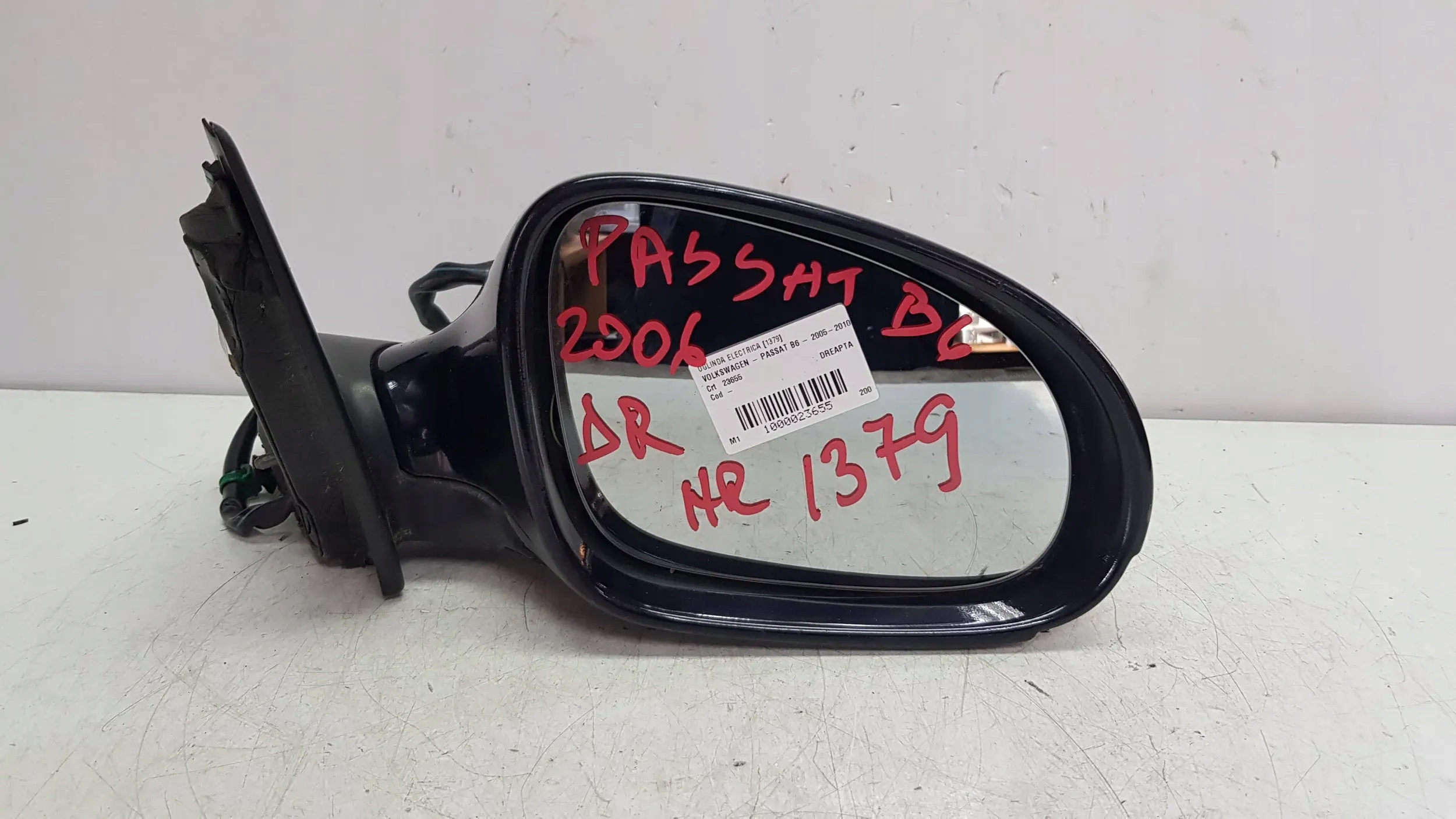 mirror right Vw Passat B6 05- 9PIN