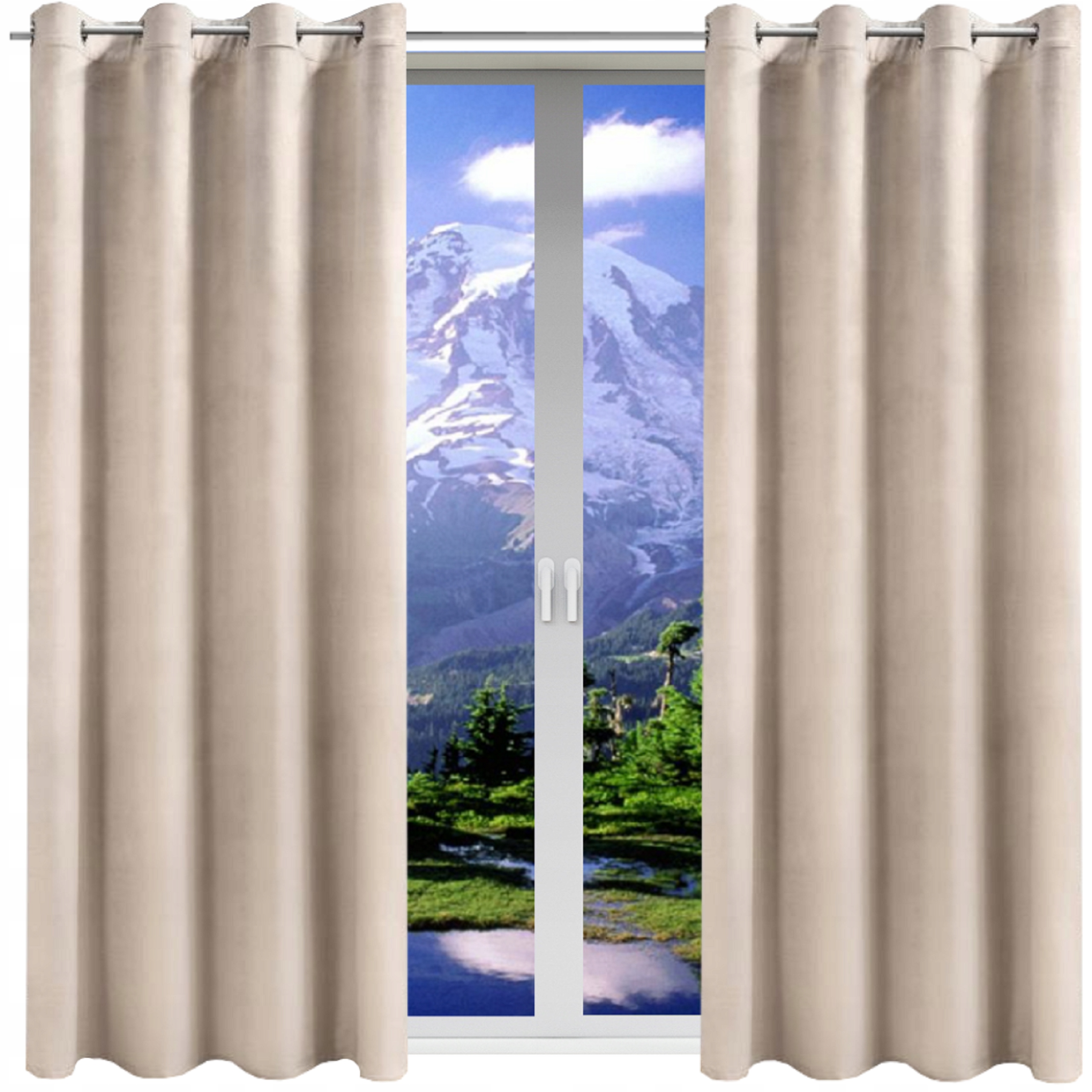 Závěsy hotové velurové 140x220 na průchodkách závěs hladká hotová Samet