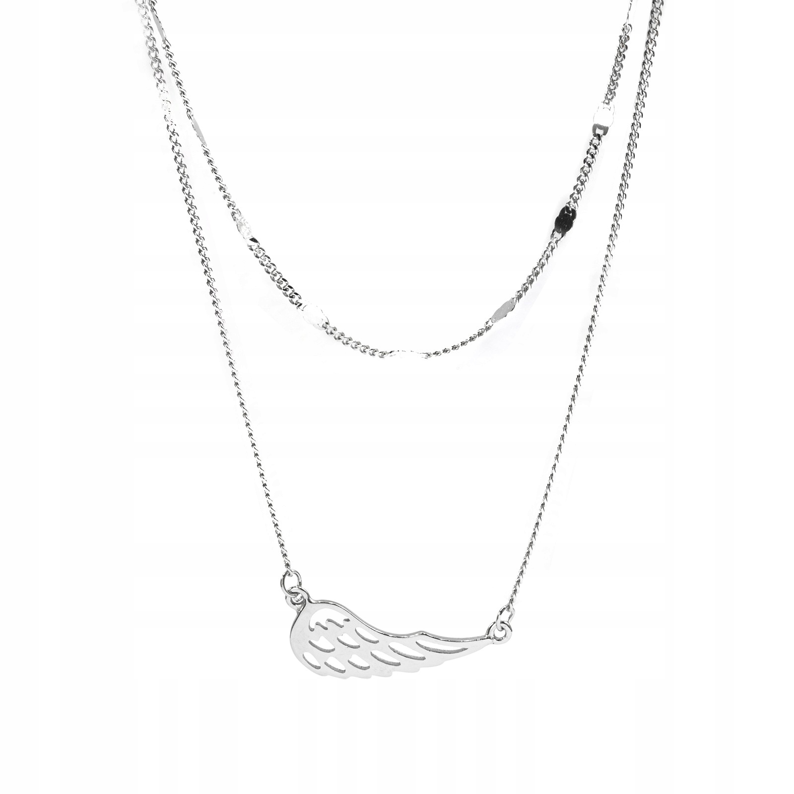 Stříbrný celebritní náhrdelník 925 Silver Wing