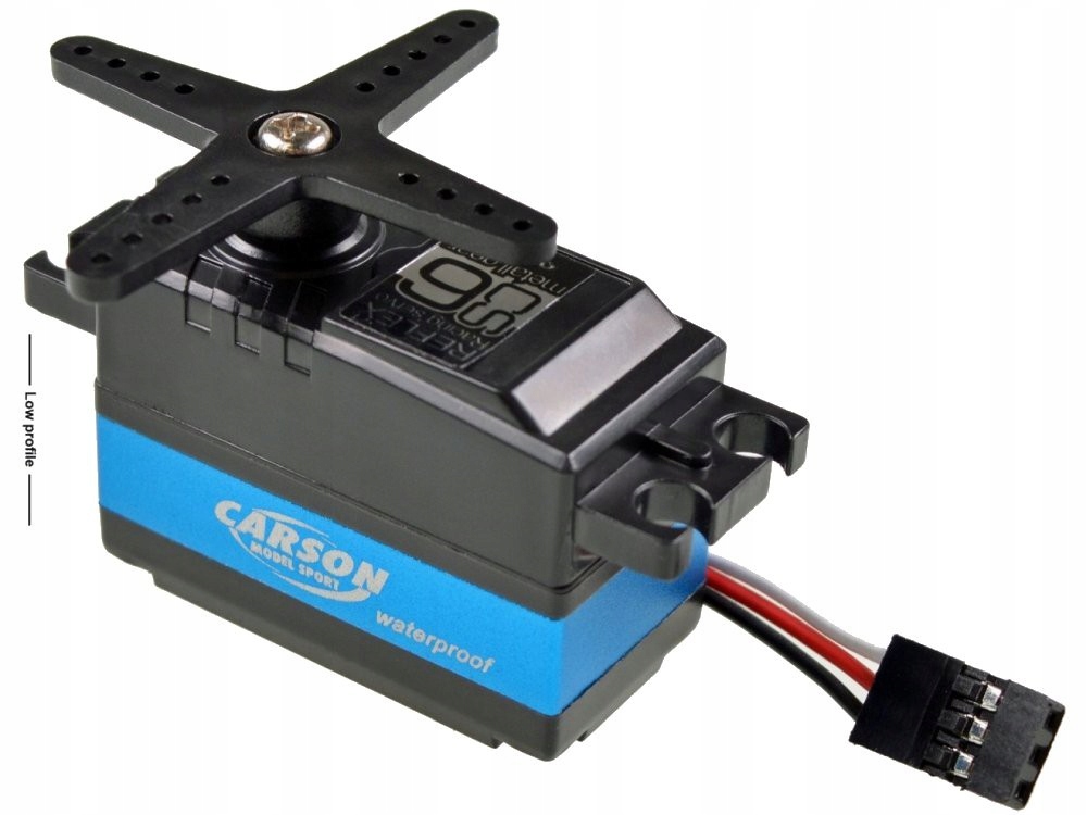 Servo CS-6 6 kg Jr nízkoprofilové Carson