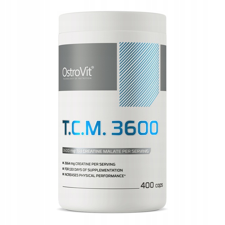 OstroVit T.c.m. 3600 mg 400 kapslí, svalová hmota Trénink