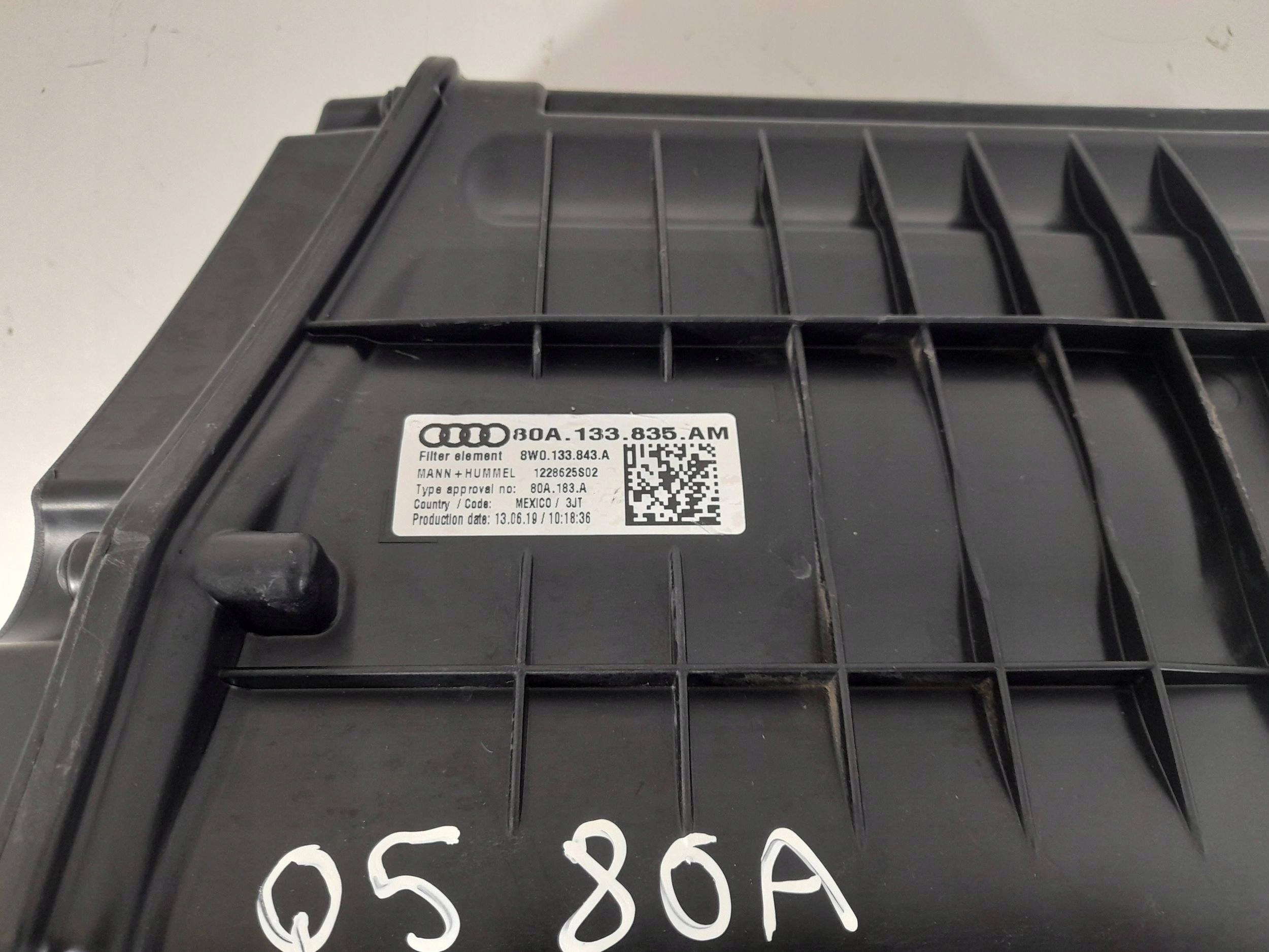 Audi Q5 80A SQ5 FY Gehäuse filter luft 80A133835AM (U214)