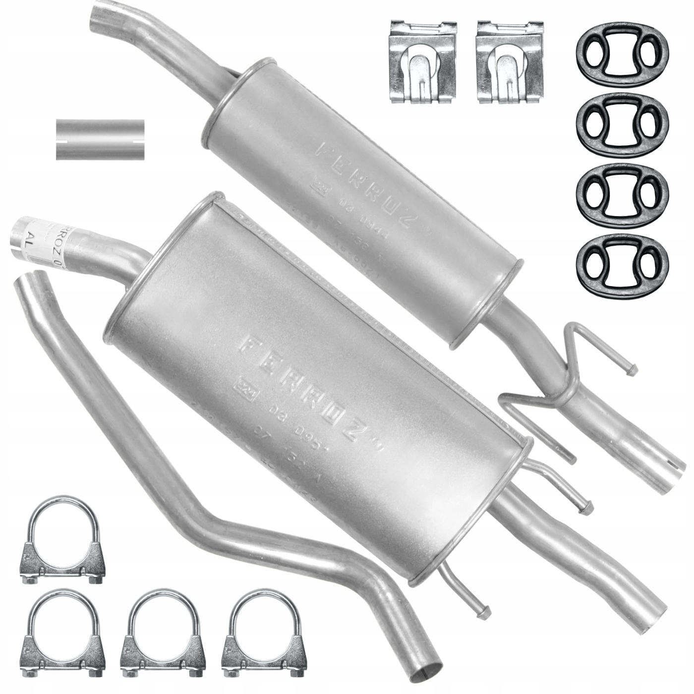 Tlumič sada Opel Corsa B II 2 93-00 1.0 Objímky