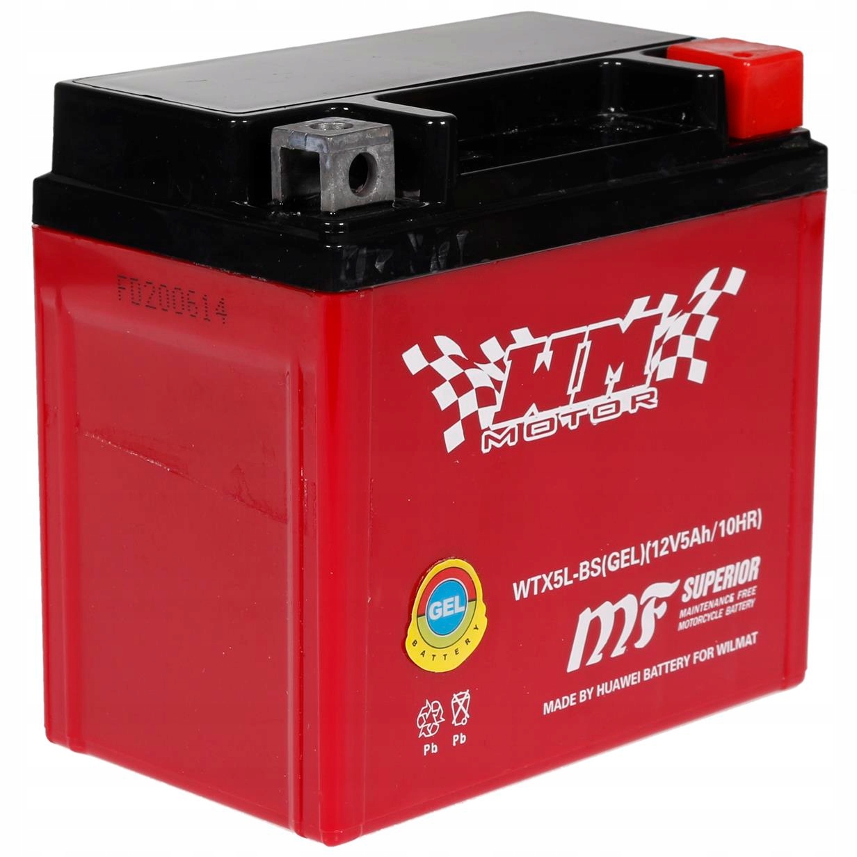 

Akumulator żelowy 12V YTX5L-BS/WTX5L-BS 5Ah Gel