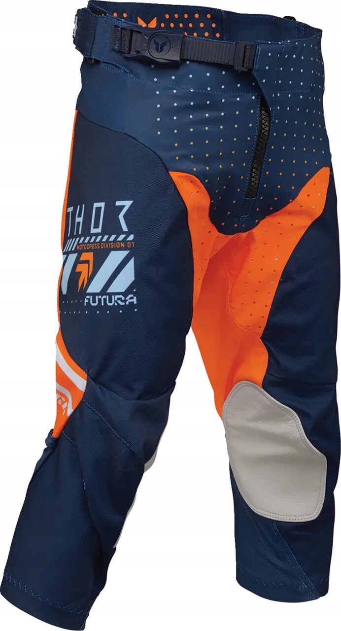 Juniorské nohavice Thor Launchmode Futura navy/orange 26