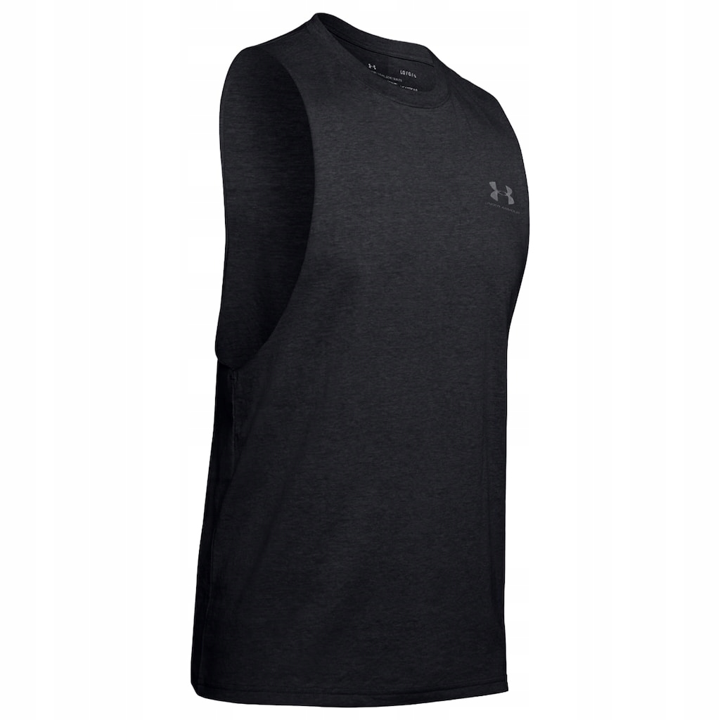 Tričko Tank Top Under Armour Left Chest Cut-Off černá M