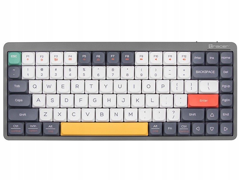 Mechanická klávesnica Tracer Fina 84 Grey (Outemu Red Switch)