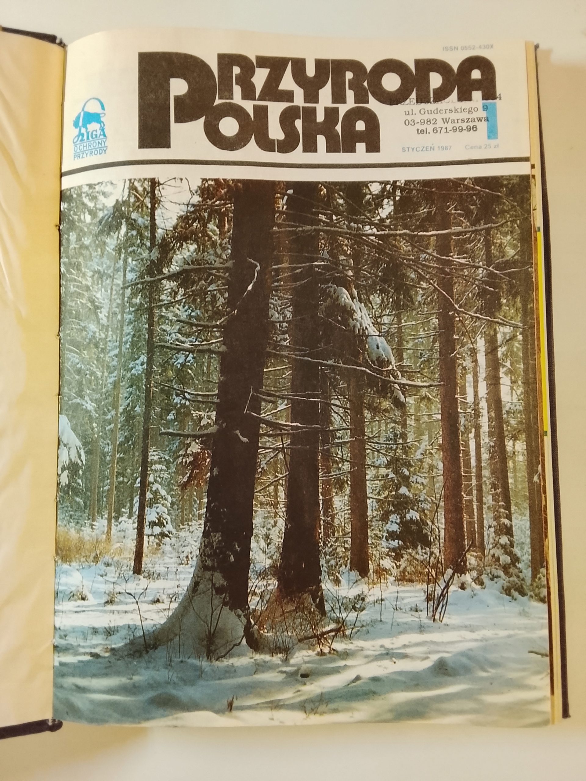 Miesięcznik Przyroda nr 1-12 / 1987 #DF Czarnobyl