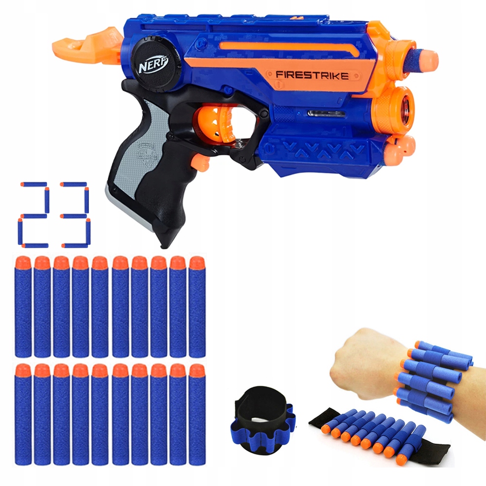 

Nerf Elite Firestrike Celownik Laser +dodatki