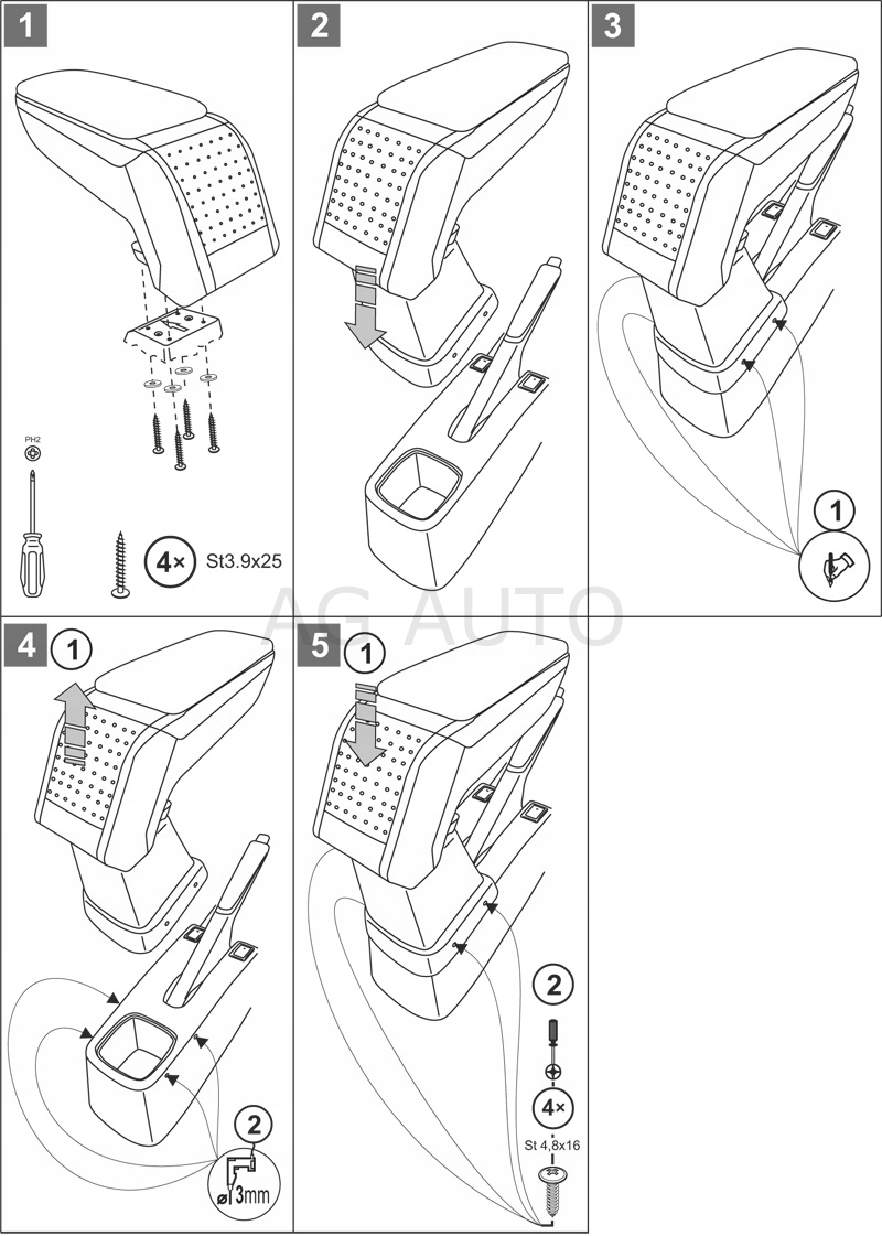 PODLOKIETNIK STANDARD Suzuki Swift 2017 Typ samochodu Samochody osobowe
