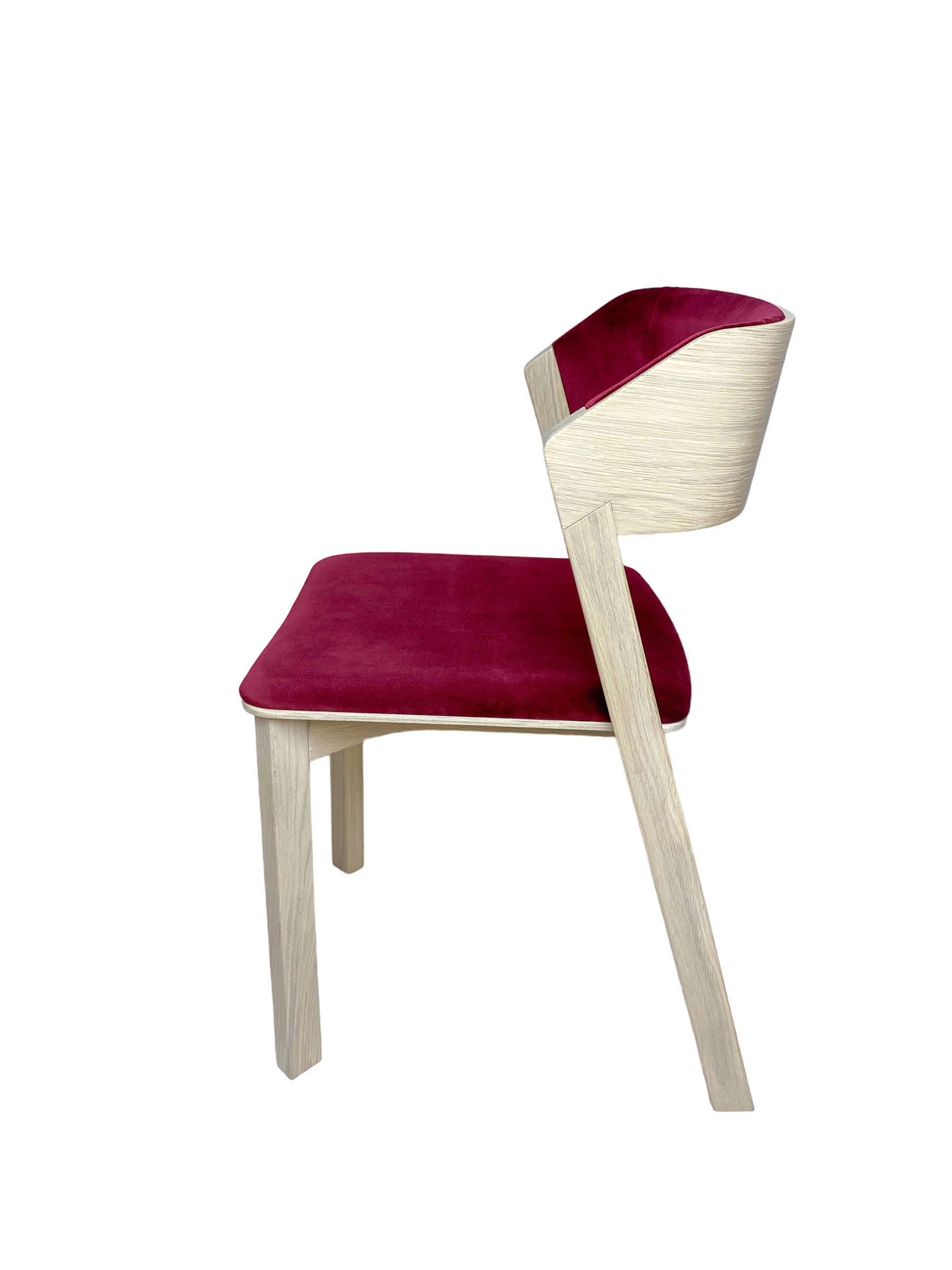 Krzesło dębowe drewniane tapicerowane EDI II salon Marka inna