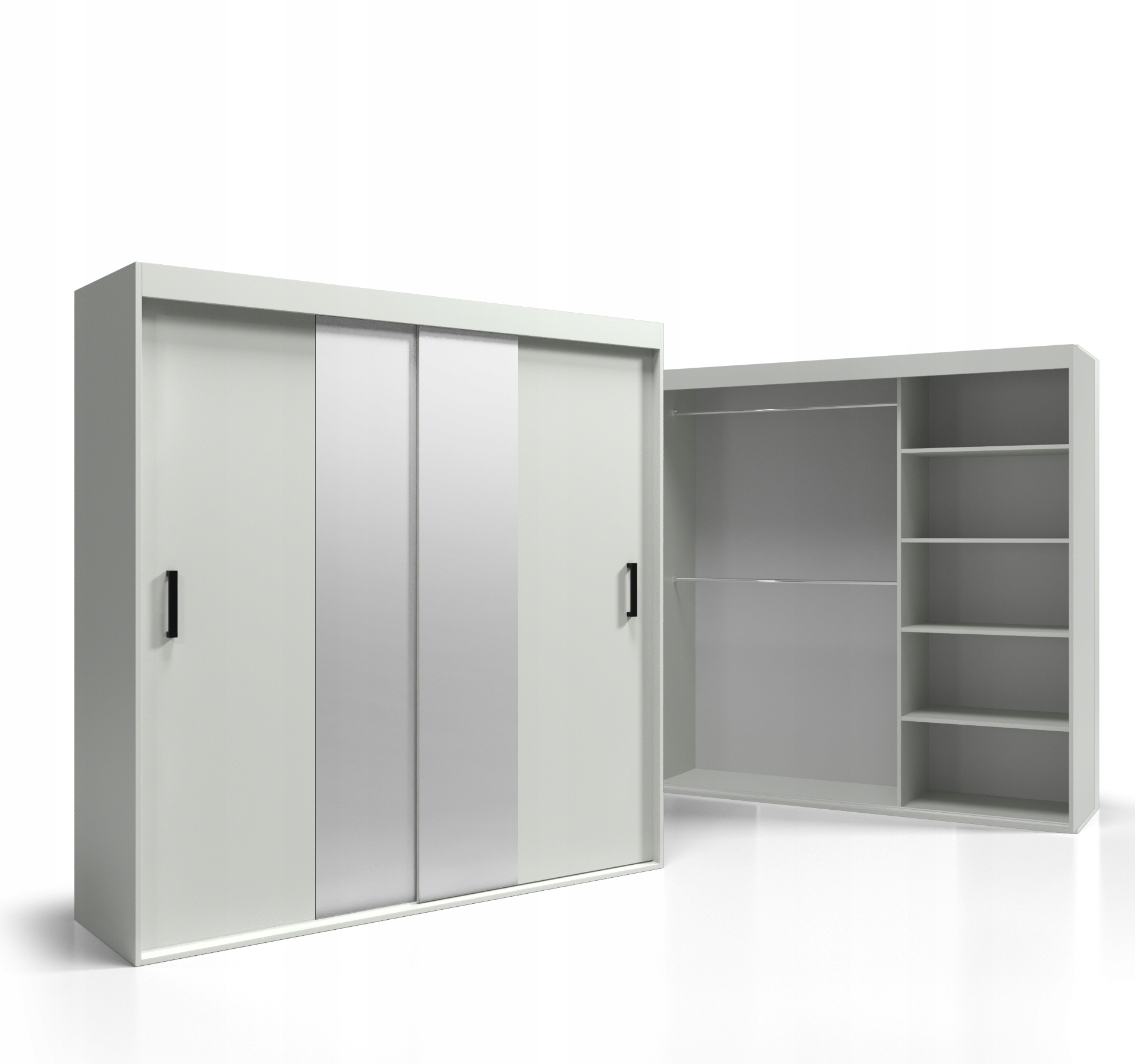 Skříň s možností personalizace Se Zrcadlem 200x245 Deska 18 mm VSZ30 O-sofa