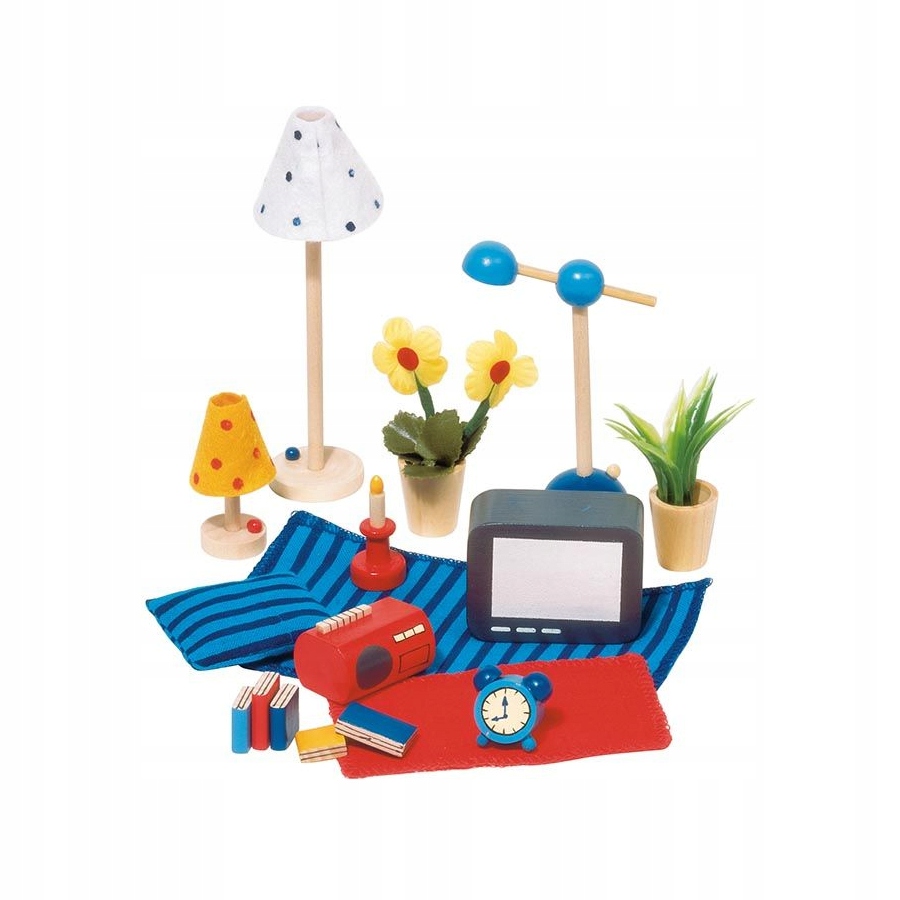 

Akcesoria dla lalek do domu salon 19 el.