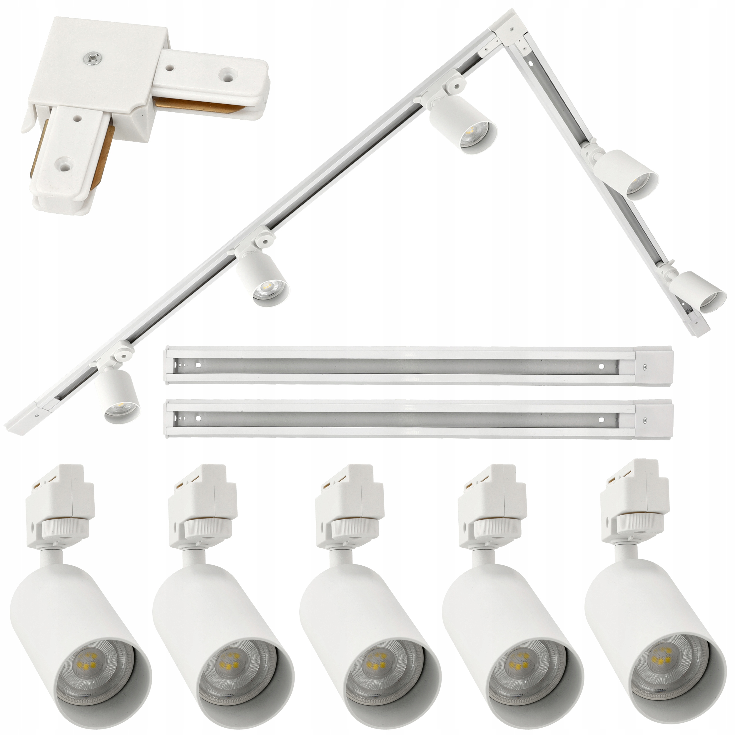 

Lampa sufitowa szyna spot oprawa halogenowa GU10 L