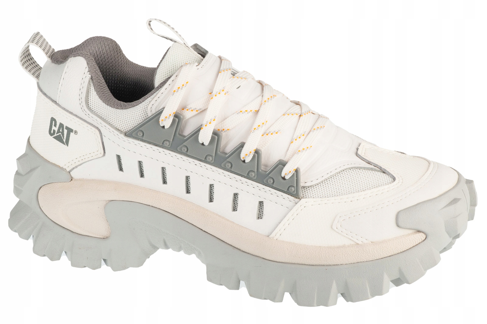 Caterpillar Intruder Met [46] Pánské kožené tenisky, bílé