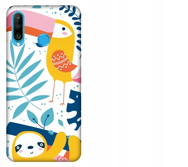 

Etui pokrowiec Huawei P30 Lite Tukan i leniwiec dz